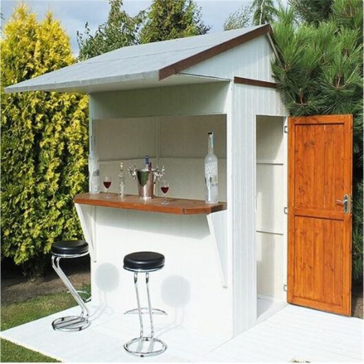 Premier - 6 x 4 (1.79m x 1.19m) Garden Bar And Store - 12mm Walls - Roof - Floor (core)