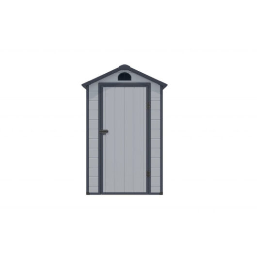 Rowlinson - Airevale 4X3 Apex Plastic Shed - Light Grey