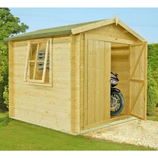 Bradley Log Cabin Home Office Garden Room Approx 8 x 8 Feet
