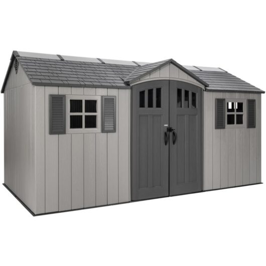 Lifetime - Dual Entry 15' x 8' Outdoor Shed
