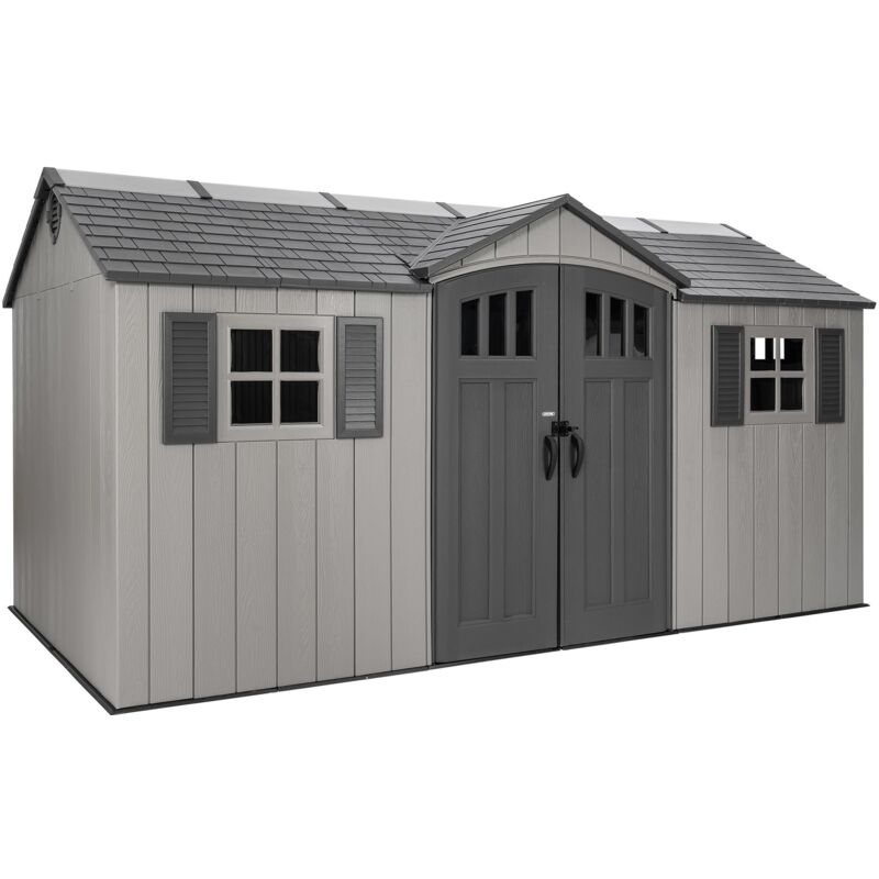 Lifetime - Dual Entry 15' x 8' Outdoor Shed