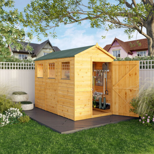 Mercia Modular 9' 2" x 5' 2" Apex Shed - Premium Dip Treated Shiplap