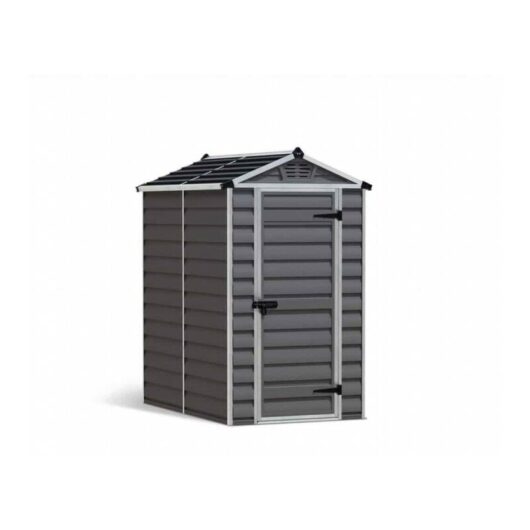 Palram - Skylight Shed 4 x 6 Dark - Polycarbonate - L176.8 x W120.7 x H203.5 cm - Dark Grey