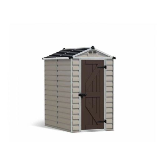 Palram - Skylight Shed 4 x 6 Tan - Polycarbonate - L176.8 x W120.7 x H203.5 cm - Dark Grey