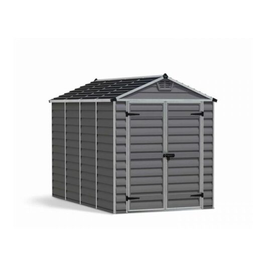 Palram - Skylight Shed 6 x 10 2 Box - Polycarbonate - L303.6 x W185.4 x H217 cm - Dark Grey
