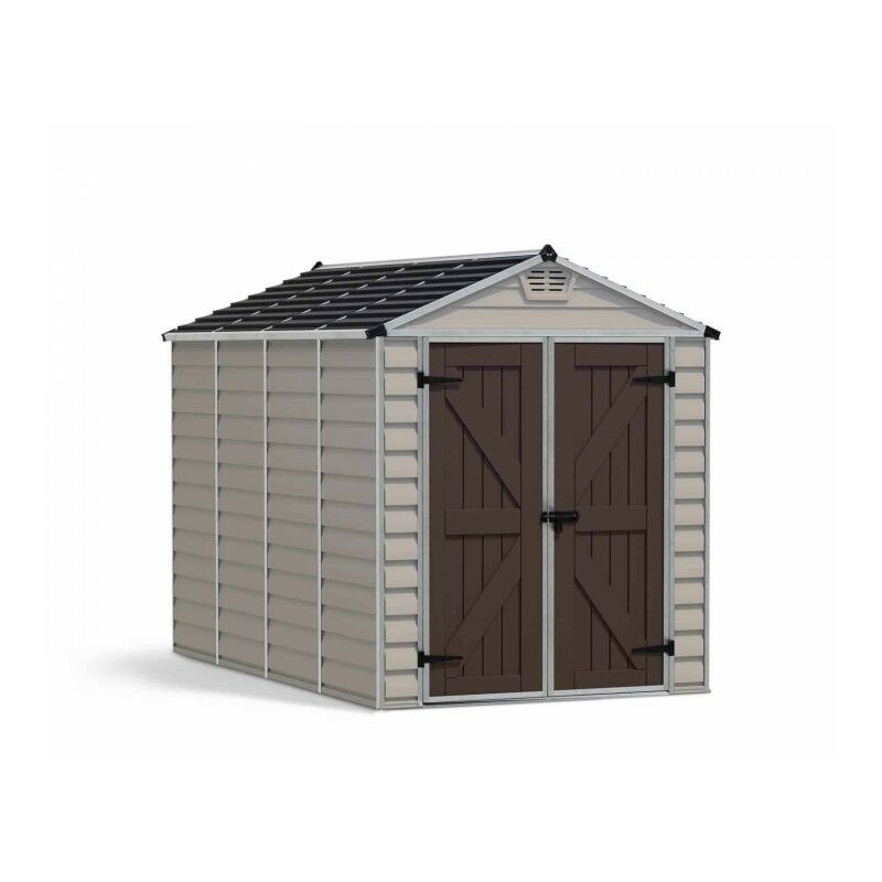 Palram - Skylight Shed 6 x 10 Tan 2 Bpx - Polycarbonate - L303.6 x W185.4 x H217 cm