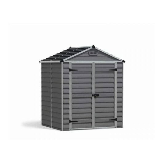 Palram - Skylight Shed 6 x 5 Dark - Polycarbonate - L154 x W185 x H217 cm - Dark Grey