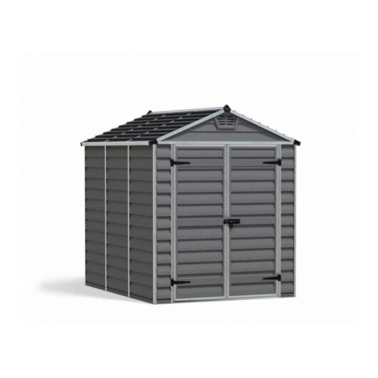 Palram - Skylight Shed 6 x 8 Dark - Polycarbonate - L229 x W185.4 x H217 cm - Dark Grey