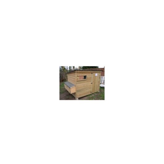 Tall Poultry Shed with Nestboxes