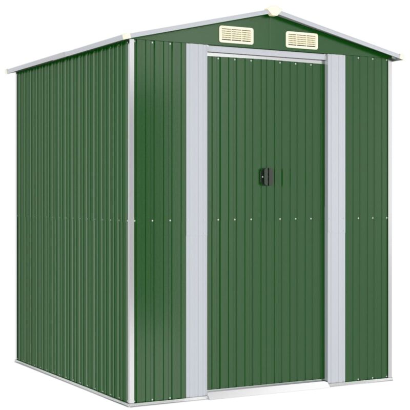 Vidaxl - Garden Shed Green 192x191x223 cm Galvanised Steel