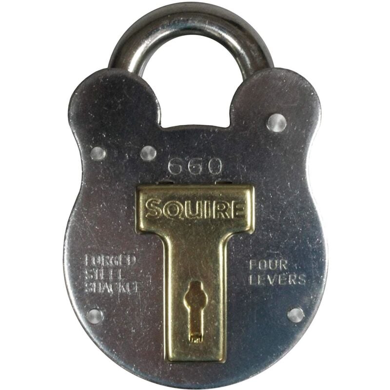 660 Old English Padlock with Steel Case 64mm HSQ660 - Squire