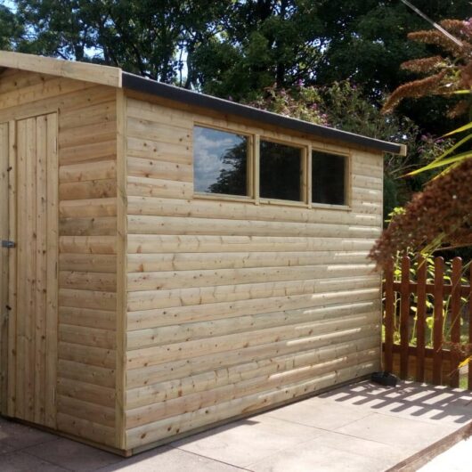 Apex Garden Shed 1.2M wide x 1.8M deep with Windows by Churnet Valley - APEX6X4