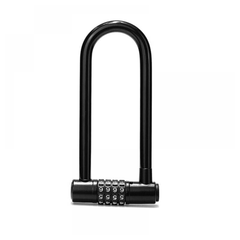 Bike Lock with 4-Digit Code - 18cm Waterproof Resettable Combination Bicycle Lock - Anti-Theft Protection for Electric Scooters, Gates, Sheds, and