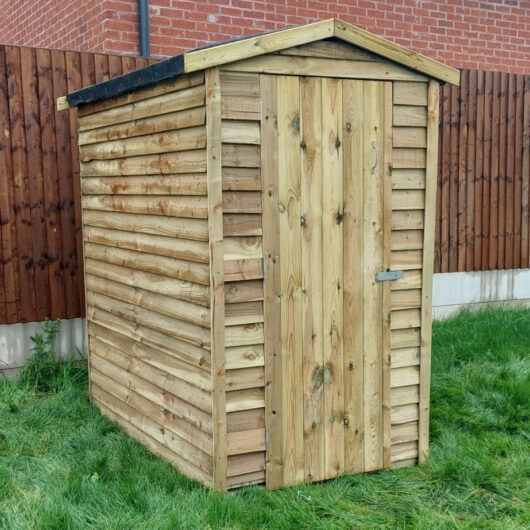 Budget Garden Shed 1.8m wide x 1.2M deep by Churnet Valley - BUDGET4X6-NW