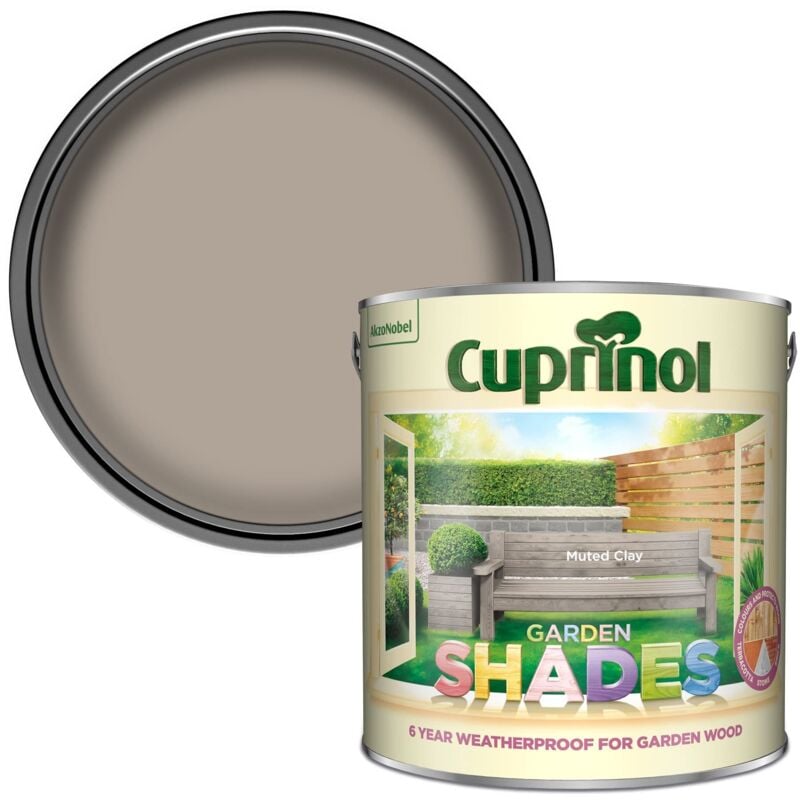 Cuprinol - 5122397 Garden Shades Muted Clay 2.5 litre CUPGSMC25L