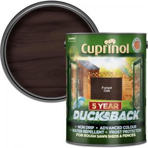 Cuprinol Ducksback 5 Year Waterproof For Sheds And Fences, 5 L -