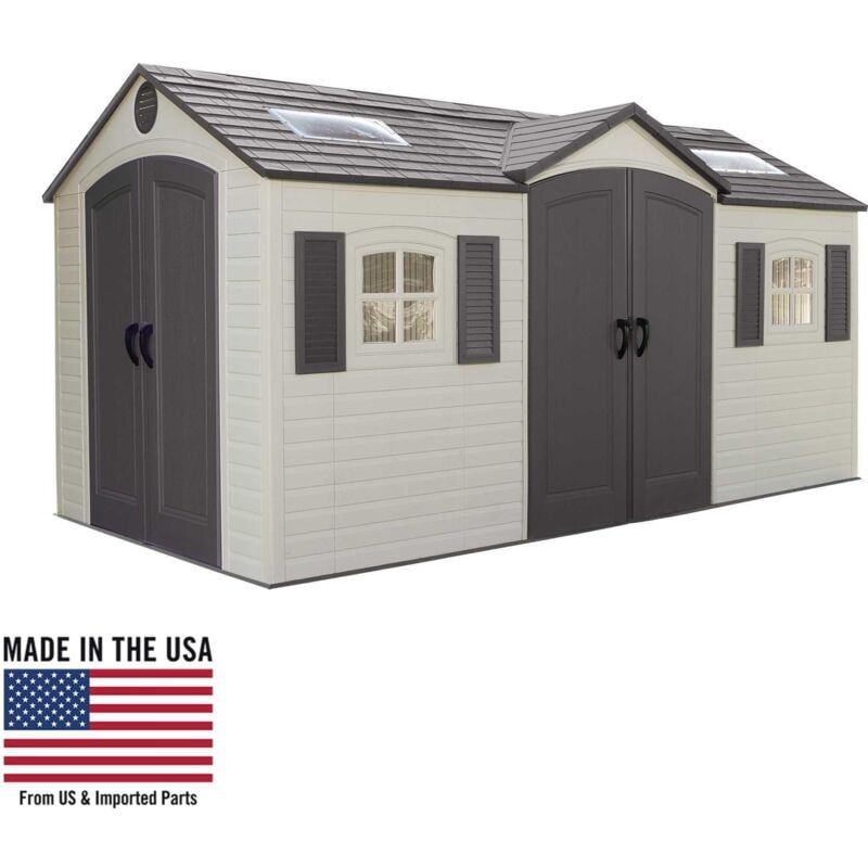 Lifetime 15 Ft. x 8 Ft. Outdoor Storage Shed