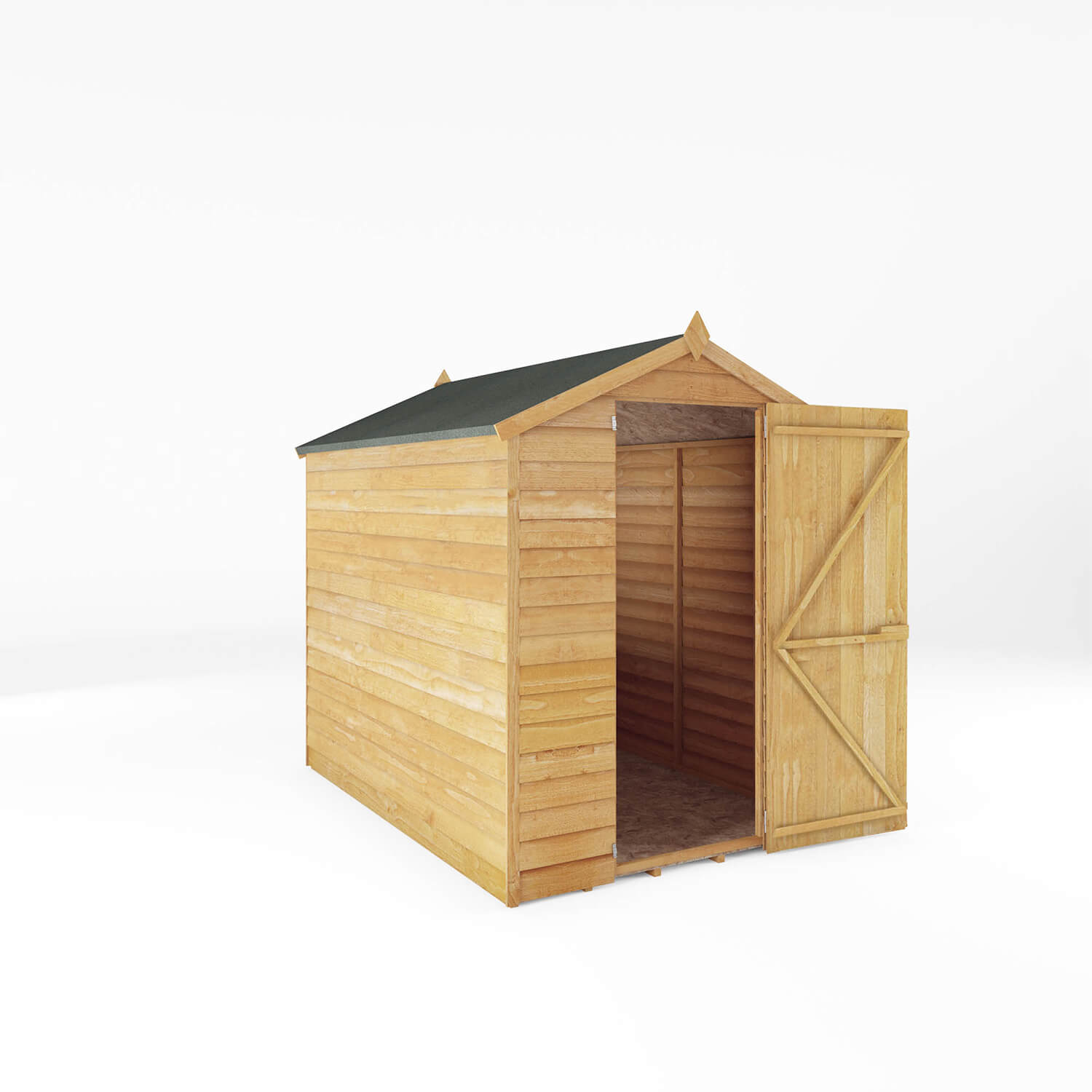 Mercia 7 X 5Ft Overlap Apex Windowless Shed