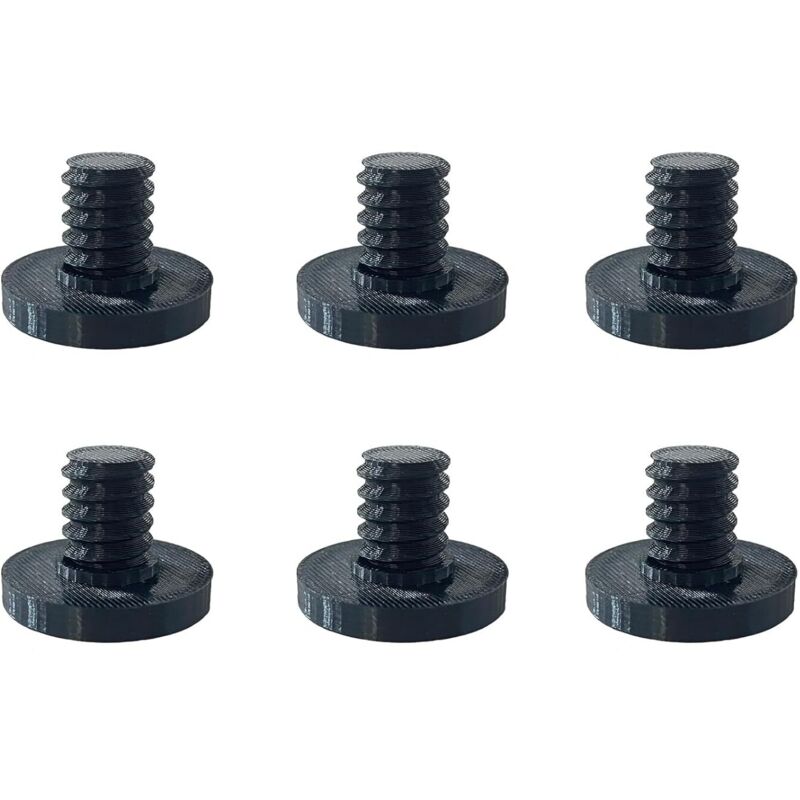 Pack of 6 replacement bolts for garden sheds and awnings.