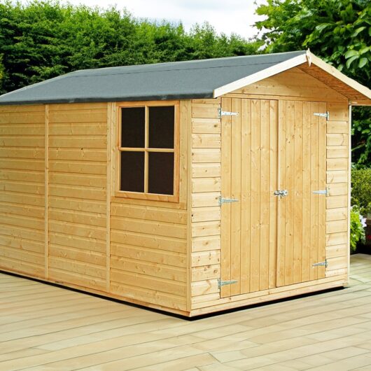 Shire Guernsey 7' x 10' 11" Apex Shed - Premium Dip Treated Shiplap