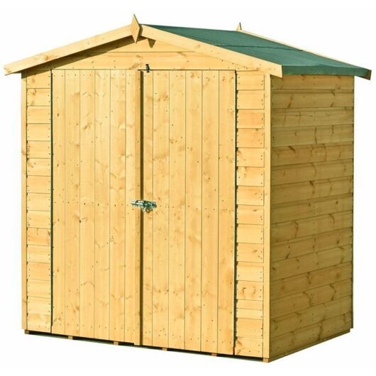 Shire - Lewis 4 x 6 Feet Premium Apex Double Door with One Opening Window