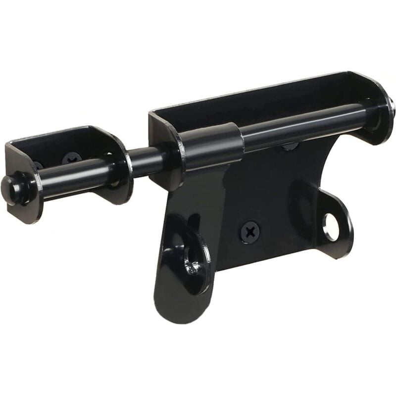 Sliding gate latch, door lock, latch for garden shed doors, wooden fences, barn doors, courtyard doors, black outdoor latch
