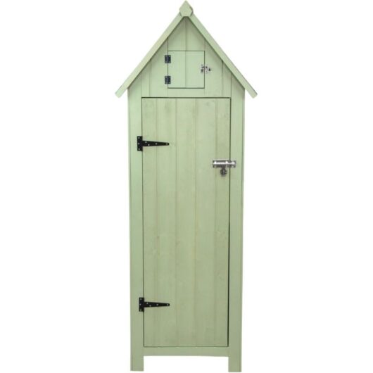 Wooden Garden Shed - Green