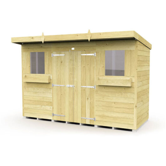 10 x 4 Pent Summer Shed