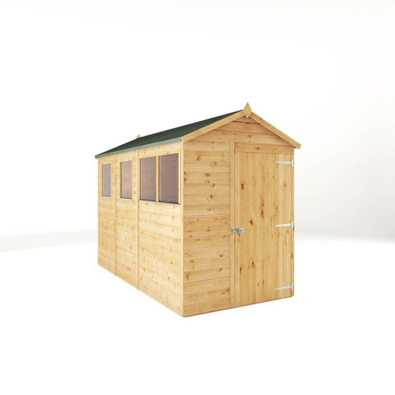10 x 5 Feet Modular Shiplap Apex - Wood - L314.4 x W159.3 x H215.9 cm