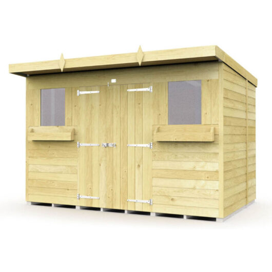 10 x 7 Summer Pent Shed