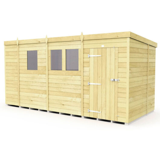 13 x 7 Pent Shed
