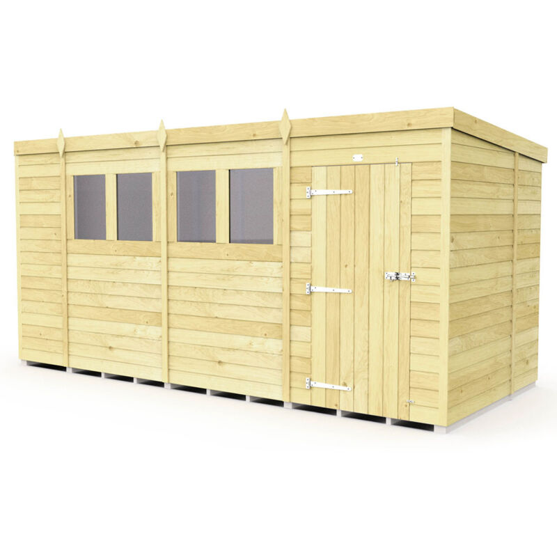 15 x 6 Pent Shed