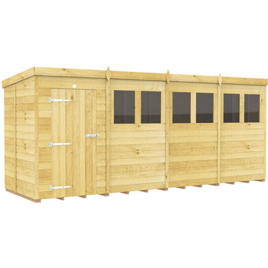 16 x 5 Pent Shed