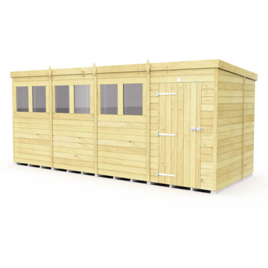 16 x 6 Pent Shed