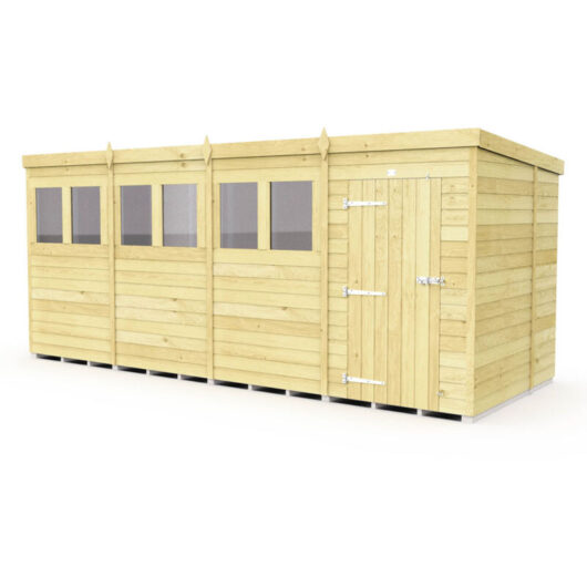 16 x 7 Pent Shed