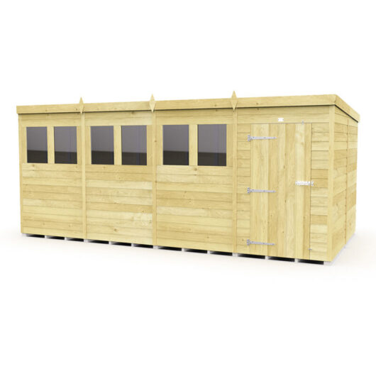 16 x 8 Pent Shed