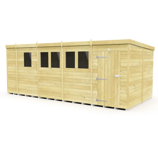 17 x 8 Pent Shed