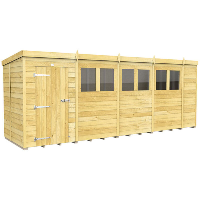 18 x 5 Pent Shed