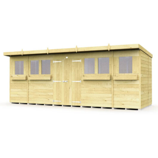18 x 7 Summer Pent Shed