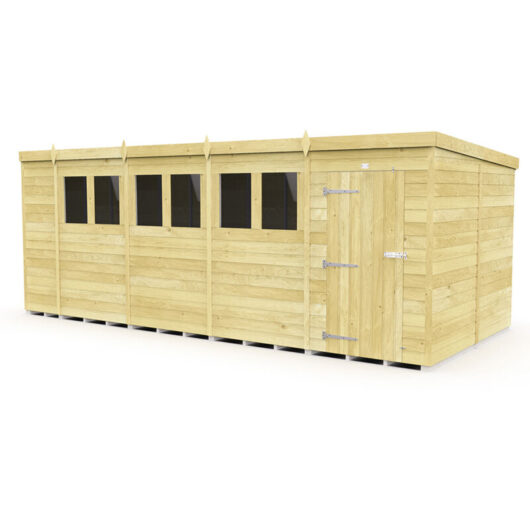 18 x 8 Pent Shed