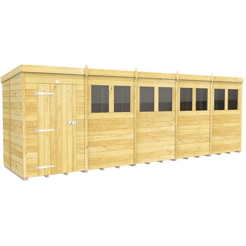 20 x 5 Pent Shed