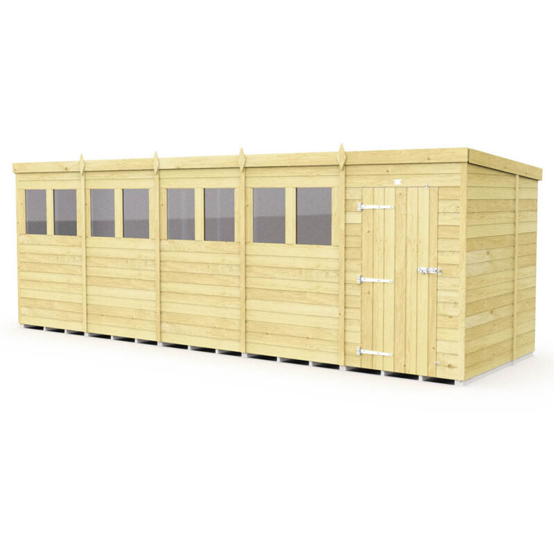 20 x 6 Pent Shed