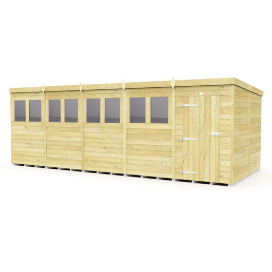 20 x 8 Pent Shed