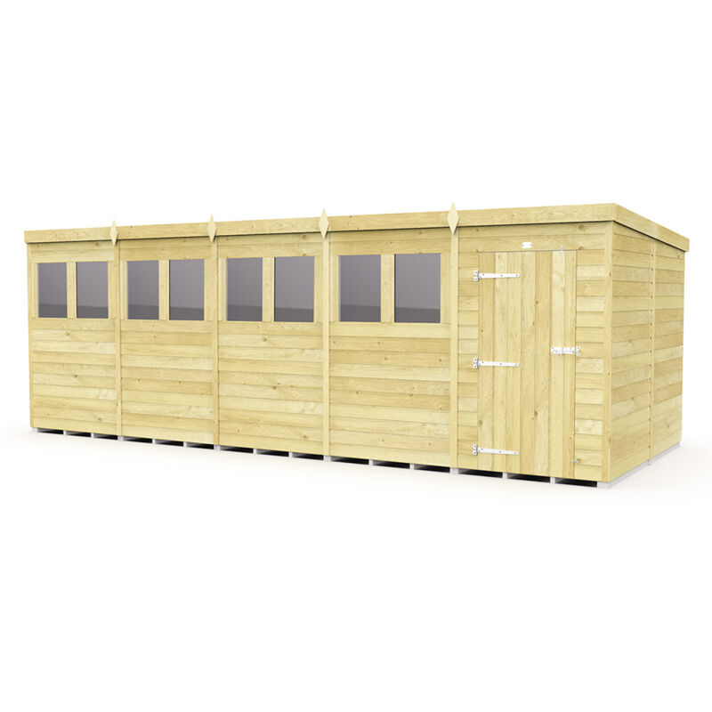 20 x 8 Pent Shed