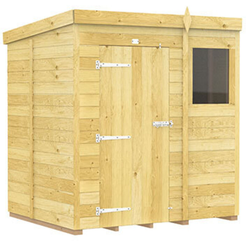 6 x 5 Pent Shed