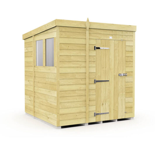 6 x 6 Pent Shed