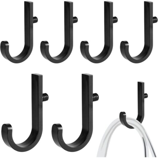 CCYKXA Set of 10 tool hooks compatible with garden sheds - High-quality plastic garden shed organization accessories for hanging shed organization