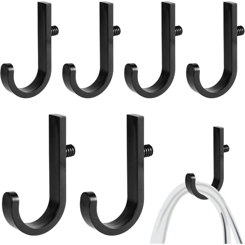 CCYKXA Set of 10 tool hooks compatible with garden sheds - High-quality plastic garden shed organization accessories for hanging shed organization
