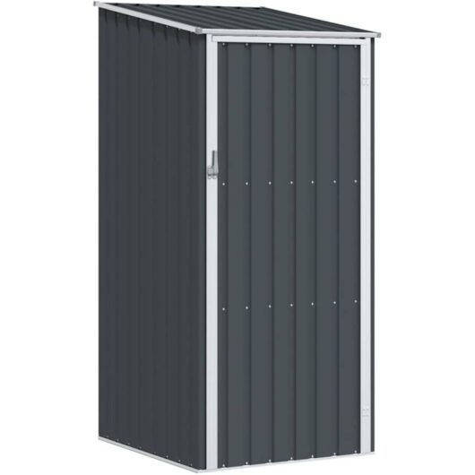 Garden Shed Anthracite 87x98x159 cm Galvanised Steel Vidaxl