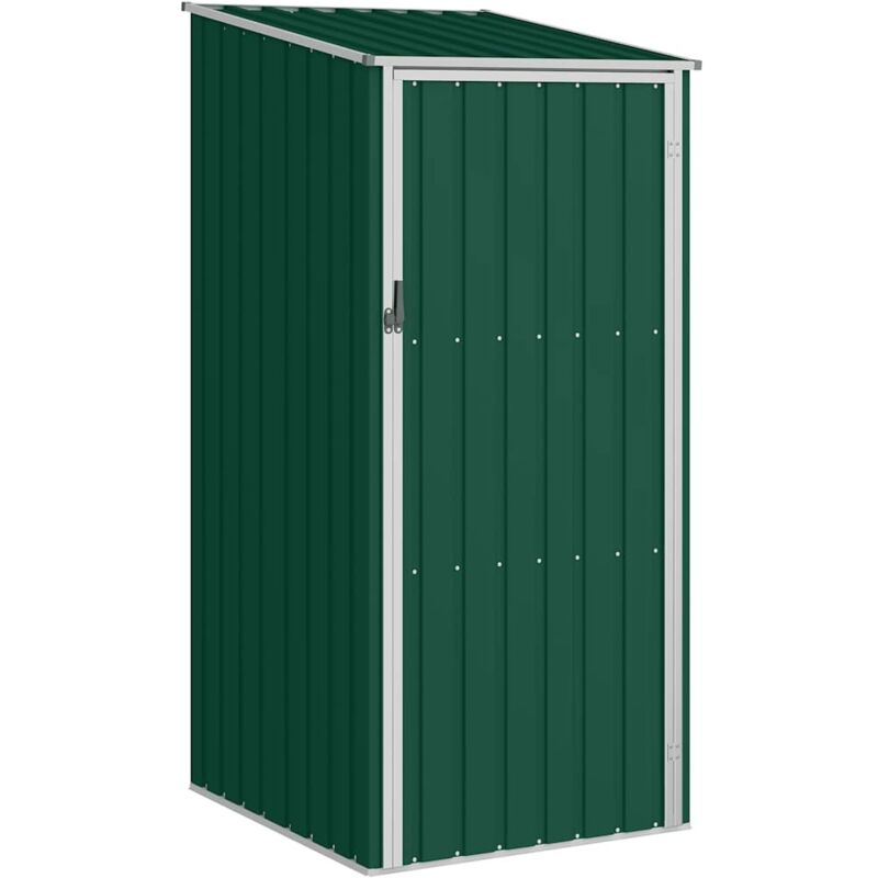 Garden Shed Green 87x98x159 cm Galvanised Steel Vidaxl